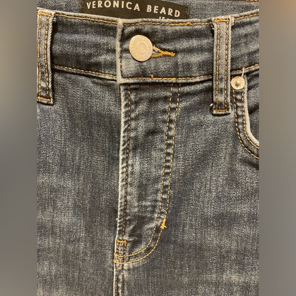 Veronica Beard Carly Kick Flare High Rise jeans EUC size 27 in Zion Wash - Picture 3 of 9